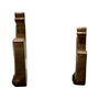 DKD Home Decor Set de 2 Figuras de Gallina en Madera de Mango Natural
