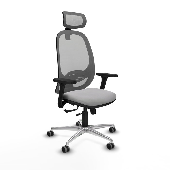 PIQUERAS Y CRESPO Silla de oficina Cilanco Gris con Brazos 3D PIQUERAS Y CRESPO Silla de oficina Cilanco Gris con Brazos 3D