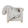 DKD Home Decor Manta de Poliéster Gris Claro 220x240x1 cm