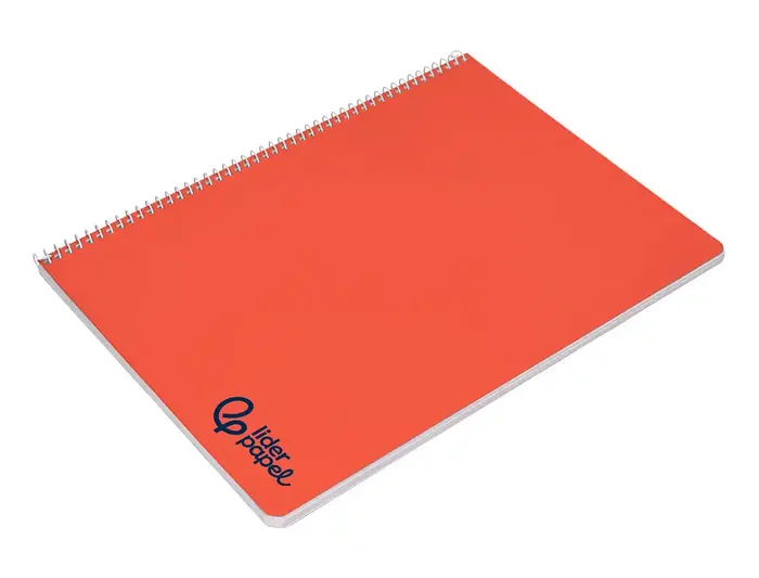 Liderpapel Cuaderno espiral wonder A5, tapa plástico, 80 hojas, 90g, milimetrado, colores surtidos