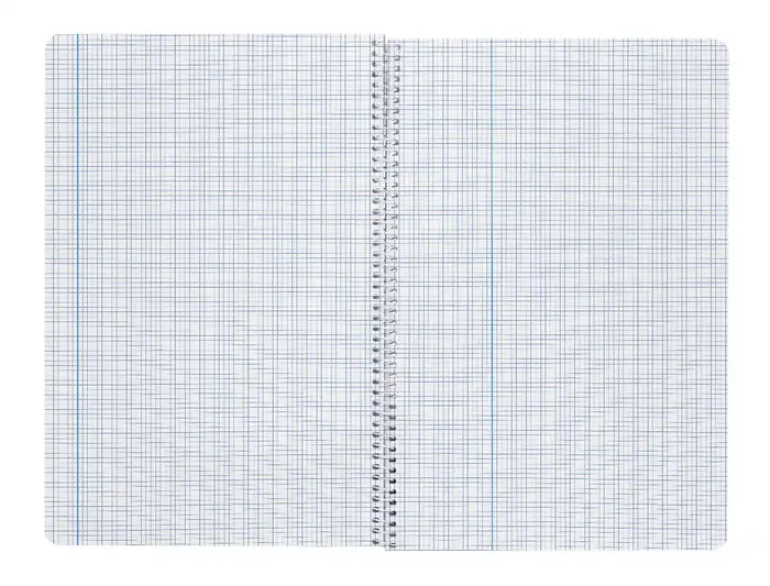 Liderpapel Cuaderno espiral wonder A5, tapa plástico, 80 hojas, 90g, milimetrado, colores surtidos