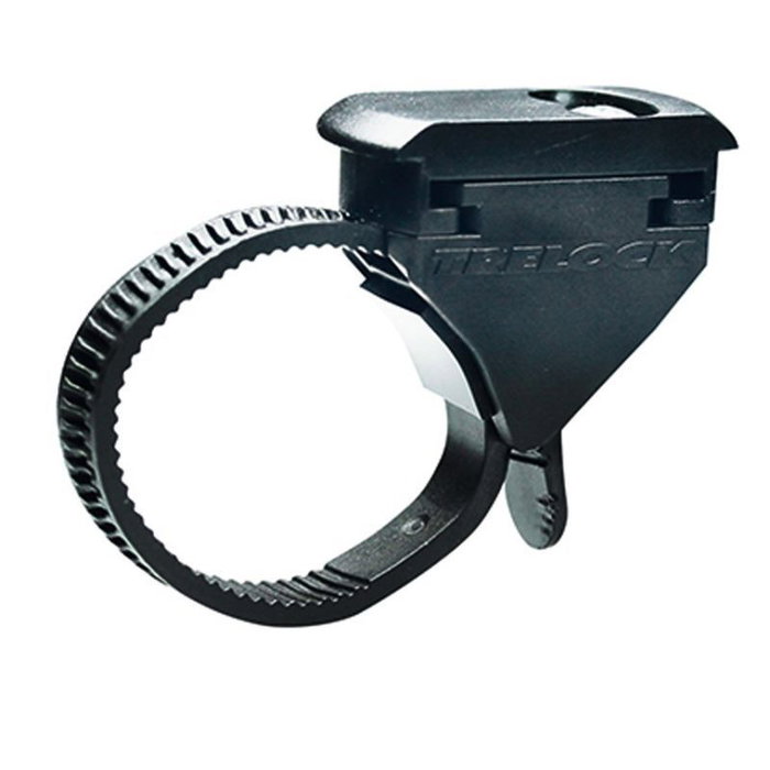 Trelock Soporte universal para luz a pilas - Caballete para eje Trelock Soporte universal para luz a pilas - Caballete para eje