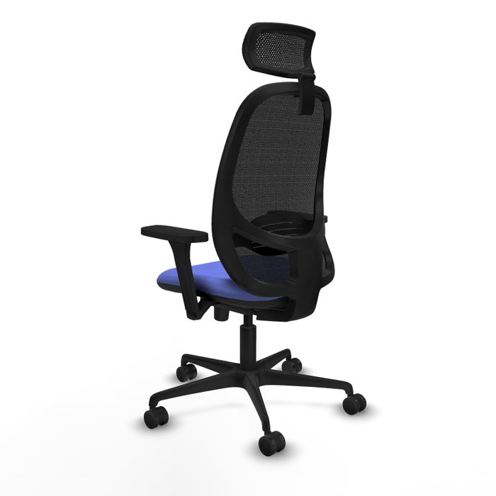 PIQUERAS Y CRESPO Silla de oficina Cilanco con Mecanismo Sincro, Azul claro y Negro PIQUERAS Y CRESPO Silla de oficina Cilanco con Mecanismo Sincro, Azul claro y Negro