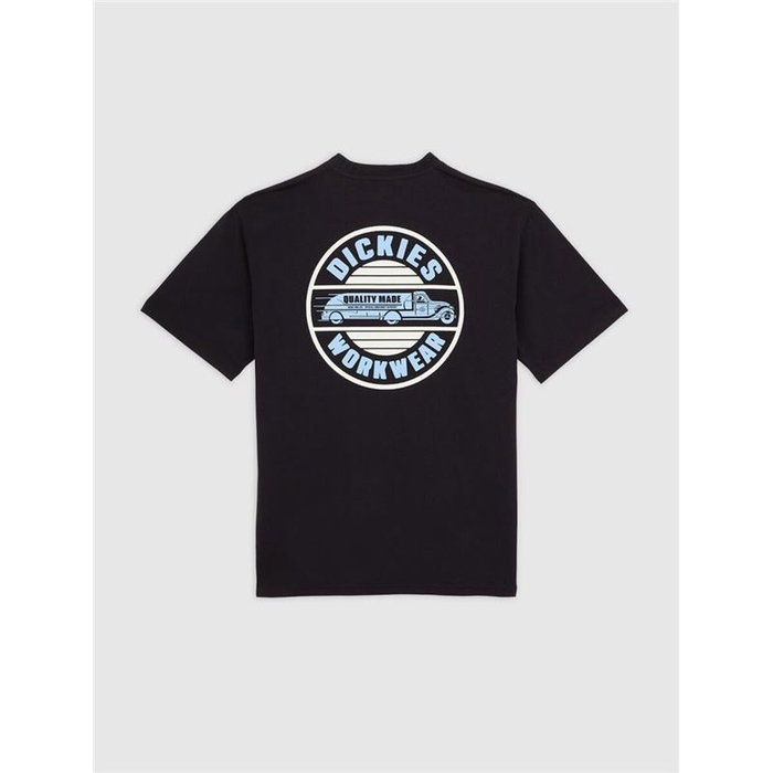 Camiseta de Manga Corta Hombre Dickies Circle Negro