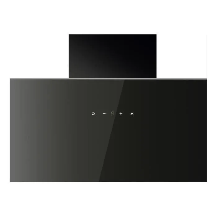 Continental Edison Campana Decorativa Inclinada CEHDI60B, Clasificación Energética A+++, L60 cm, Negro