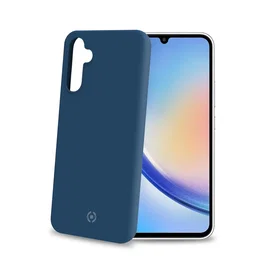 Celly CROMO1036BL Funda Protectora para Samsung Galaxy A34 5G (6.6") Azul - Resistente a Golpes y Rayones - Material TPU, Silicona y Microfibra