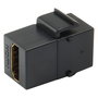 EQUIP 769402 Keystone HDMI v1.4 Conector Hembra a Hembra Chapado en Oro Negro Pack de 8