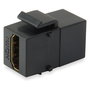EQUIP 769402 Keystone HDMI v1.4 Conector Hembra a Hembra Chapado en Oro Negro Pack de 8