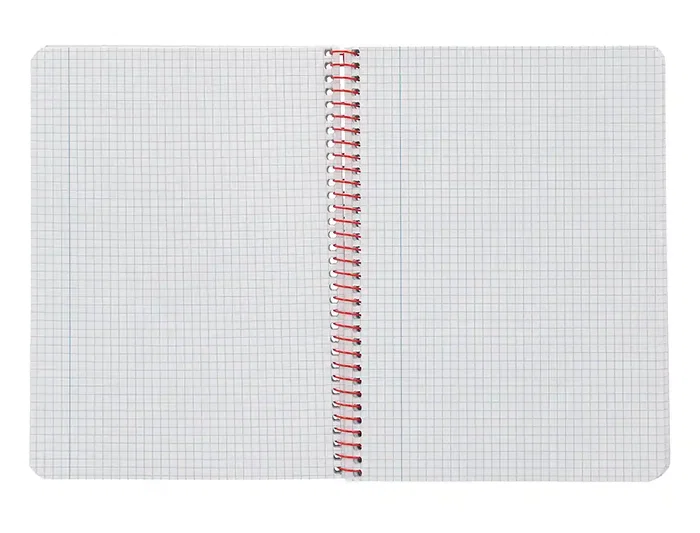 Liderpapel Cuaderno Espiral A5 Witty Tapa Dura 80 Hojas 90gr Cuadro 4mm con Margen Color Naranja