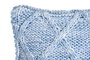 DKD Home Decor Cojín Algodón Poliéster 45x10x45 Azul Celeste Surtido