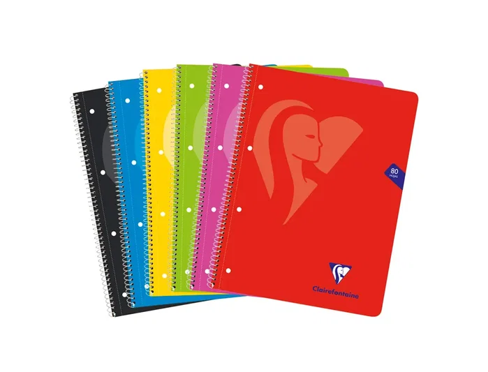 Clairefontaine Cuaderno Espiral Mimesys DIN A4+ 160 Páginas Cuadriculado 5 mm Clairefontaine Cuaderno Espiral Mimesys DIN A4+ 160 Páginas Cuadriculado 5 mm