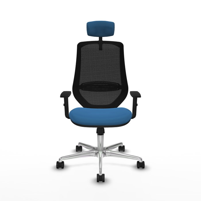 PIQUERAS Y CRESPO Silla de oficina Mardos con mecanismo Sincro Azul claro/Negro PIQUERAS Y CRESPO Silla de oficina Mardos con mecanismo Sincro Azul claro/Negro