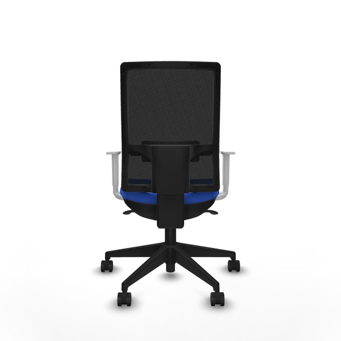 PIQUERAS Y CRESPO Silla de oficina Horna con mecanismo Sincro, Azul y Negro