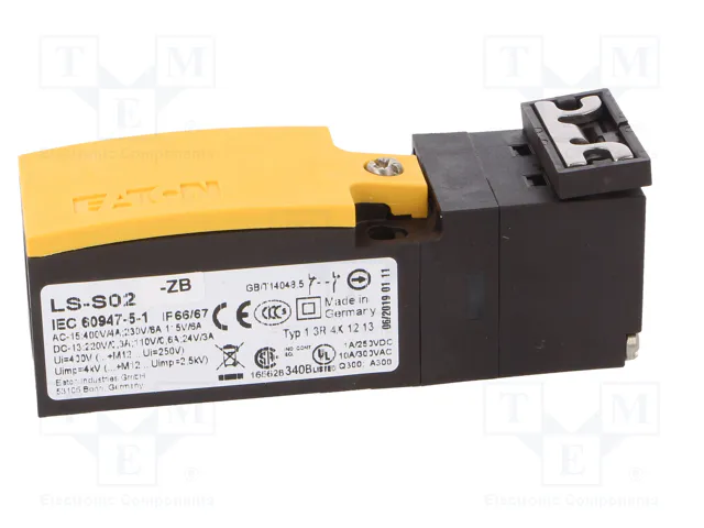 EATON ELECTRIC Interruptor de seguridad LS-ZB con llave, NC x2, IP66