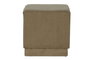 DKD Home Decor Reposapiés Marrón 40x40x40 cm (2 Unidades) Poliéster MDF