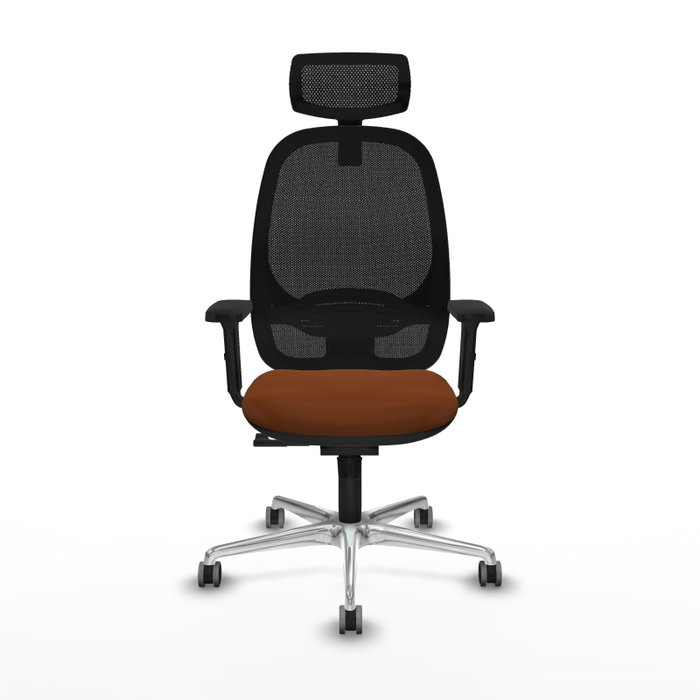 PIQUERAS Y CRESPO Silla de oficina Cilanco con mecanismo Sincro, Marrón y Negro PIQUERAS Y CRESPO Silla de oficina Cilanco con mecanismo Sincro, Marrón y Negro