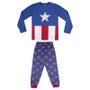 Pijama Largo Single Jersey Avengers Capitan America Rojo 14 Años