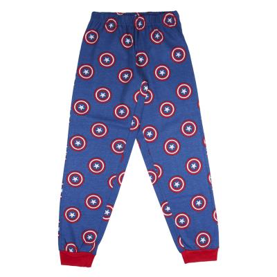 Pijama Largo Single Jersey Avengers Capitan America Rojo 14 Años