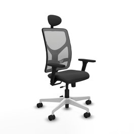 PIQUERAS Y CRESPO Silla de oficina Motilla con mecanismo Sincro/Traslack Gris