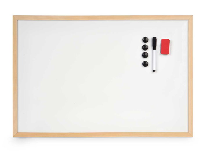 Pincello Tablero Pizarra Blanca 40x60 cm Blanco (Set de 12)