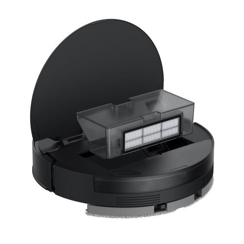 Dreame Robot Aspirador D20 Negro 13000Pa con Duobrush Antienredos, Navegación LDS, Mapeo Inteligente y Fregado