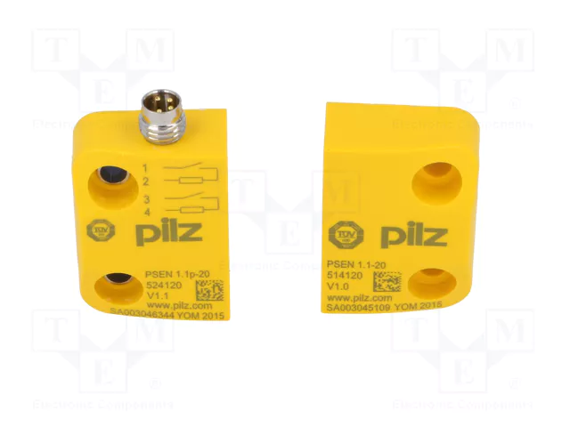 Pilz PSEN 1.1p-20/PSEN 1.1-20/8mm 504220 Interruptor magnético rectangular de 1 unidad Pilz PSEN 1.1p-20/PSEN 1.1-20/8mm 504220 Interruptor magnético rectangular de 1 unidad