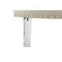 DKD Home Decor Descalzadora de Poliéster y MDF con Tapa, Beige