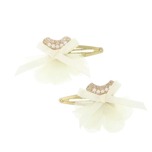 Inca Set de 2 Ganchos para Pelo Dorados con Vestido - Modelos Surtidos Inca Set de 2 Ganchos para Pelo Dorados con Vestido - Modelos Surtidos