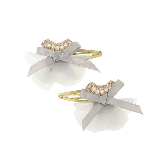 Inca Set de 2 Ganchos para Pelo Dorados con Vestido - Modelos Surtidos Inca Set de 2 Ganchos para Pelo Dorados con Vestido - Modelos Surtidos