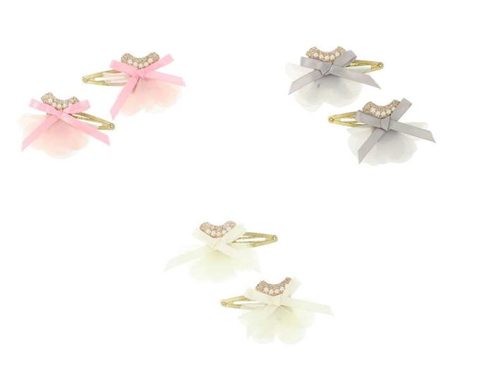 Inca Set de 2 Ganchos para Pelo Dorados con Vestido - Modelos Surtidos Inca Set de 2 Ganchos para Pelo Dorados con Vestido - Modelos Surtidos