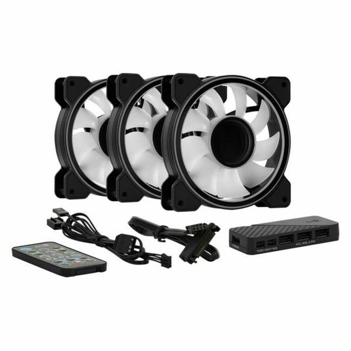 Aerocool Mirage 12Cm Argb Fan Kit, 3X Argb Infinite Mirror Fan + H66F Controller Aerocool Mirage 12Cm Argb Fan Kit, 3X Argb Infinite Mirror Fan + H66F Controller