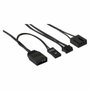 Aerocool Mirage 12Cm Argb Fan Kit, 3X Argb Infinite Mirror Fan + H66F Controller