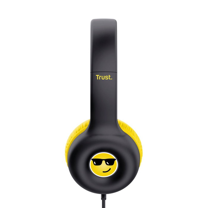 Trust Nouna Kids Auriculares Infantiles con Micrófono Negros