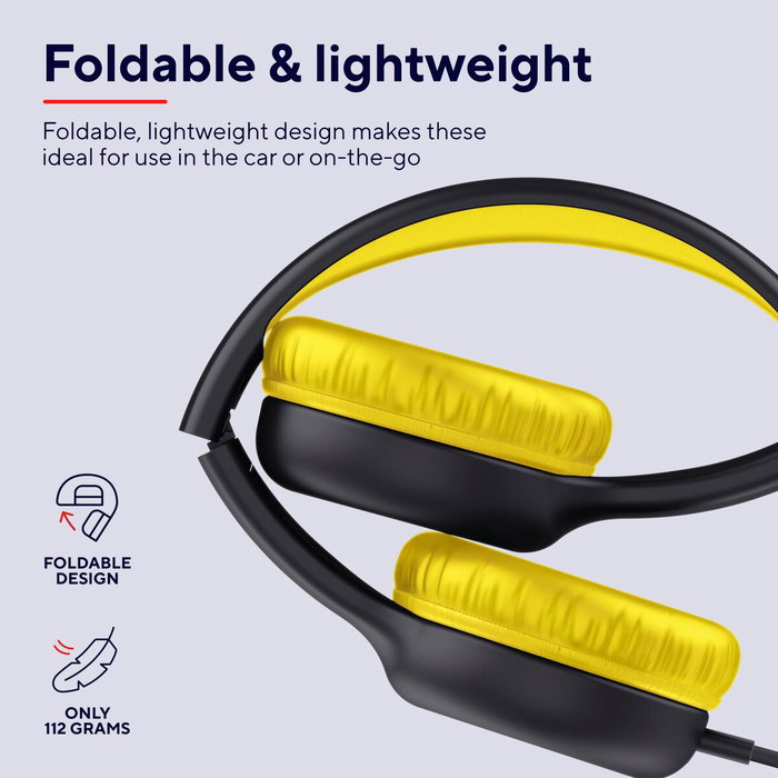 Trust Nouna Kids Auriculares Infantiles con Micrófono Negros