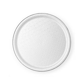 Platex Bandeja Camarero Kit Blanc 36 cm, Hecha de Polipropileno para Orfebrería