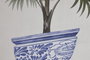 DKD Home Decor Cuadro Colonial Palmera Blanco Beige (2 Unidades)