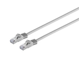 MicroConnect Cable de Red CAT7 S/FTP 1m Gris, Blindado, 600 MHz, Antienganche, Compatible con CAT6a/CAT6/CAT5e/CAT5