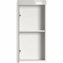 Trendteam Mueble contenedor alto para baño AMANDA - 1 puerta - Blanco
