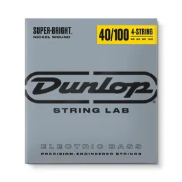 Dunlop Juego Bajo Nickel Super Bright Light 40-100