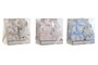 DKD Home Decor Peluche Manta Bebé Rosa, Azul, Beige Poliéster 100 x 1 x 80 cm Set 2 Piezas