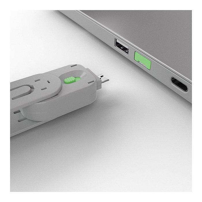 Lindy Bloqueador de puerto USB Tipo A, Pack de 4 + Llave, Verde Lindy Bloqueador de puerto USB Tipo A, Pack de 4 + Llave, Verde