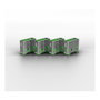 Lindy Bloqueador de puerto USB Tipo A, Pack de 4 + Llave, Verde