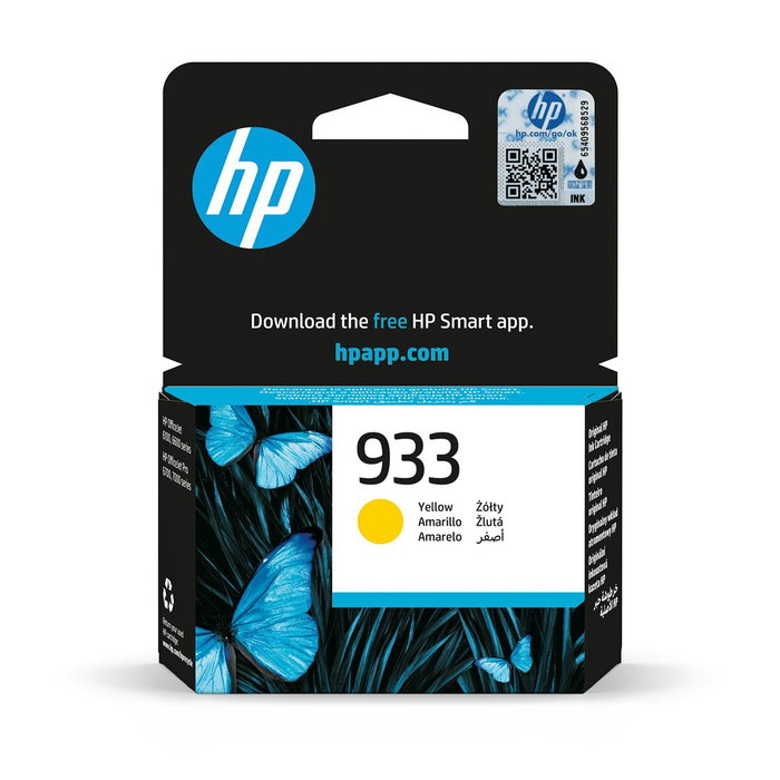 HP Cartucho de Tinta n.933 Amarillo para OfficeJet 6100/6600/6700 HP Cartucho de Tinta n.933 Amarillo para OfficeJet 6100/6600/6700