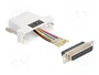 DeLOCK 67117 Adaptador de VGA hembra a RJ-45 Blanco