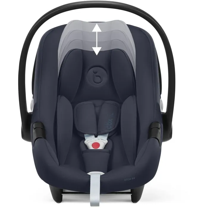 Cybex Silla de Coche Aton B2 Grupo 0+ i-Size con Reductor - Azul - CYB4063846201013