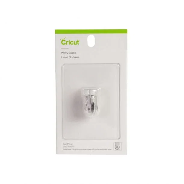 Cricut Wavy Blade - Cuchilla Ondulada para Cricut Maker - Corte Preciso 2 mm, Grosor 0.8 mm