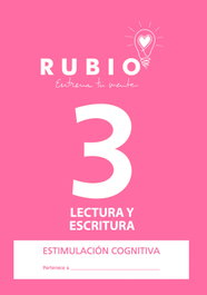 RUBIO Cuaderno de estimulación cognitiva lectura nº 3 A4