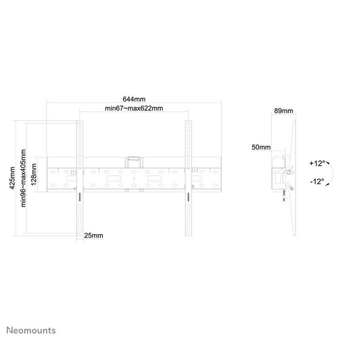 Newstar Soporte de Pared para TV y Mediabox Newstar Soporte de Pared para TV y Mediabox