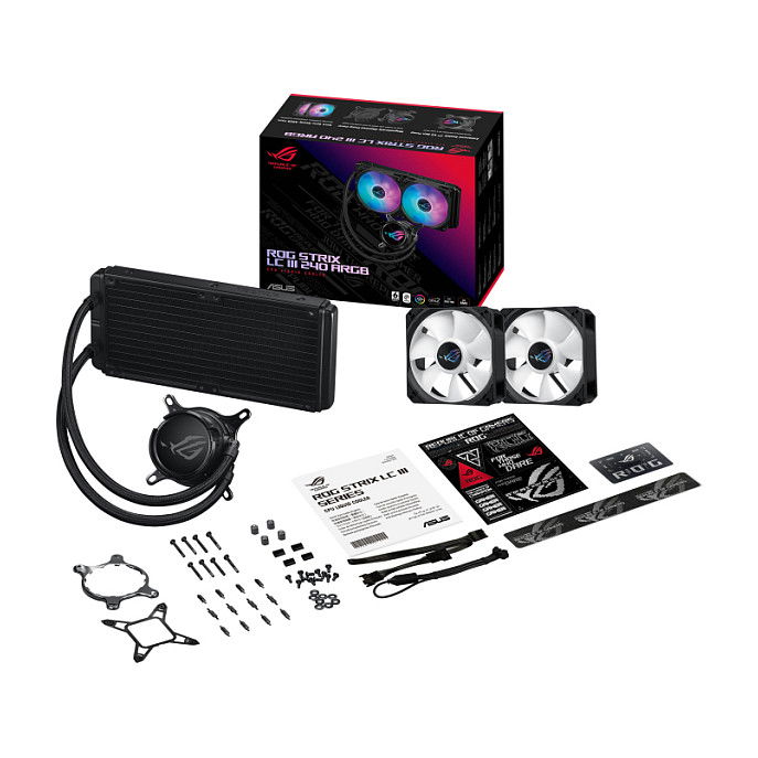 Asus ROG Strix LC III 240 ARGB Kit Refrigeración Líquida Negro 12cm Asus ROG Strix LC III 240 ARGB Kit Refrigeración Líquida Negro 12cm