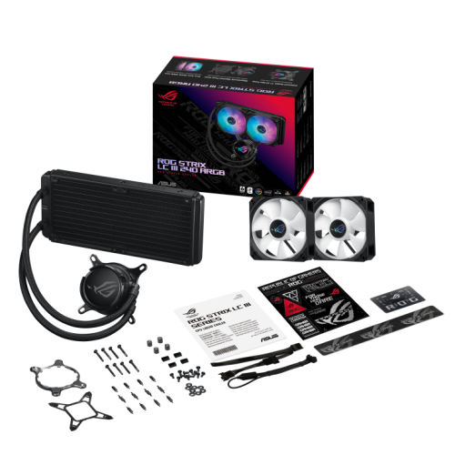 Asus ROG Strix LC III 240 ARGB Kit Refrigeración Líquida 12 cm Negro 90RC00S1-M0UAY0